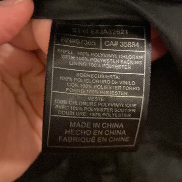 Faux Leather Moto Jacket - Picture 10 of 10